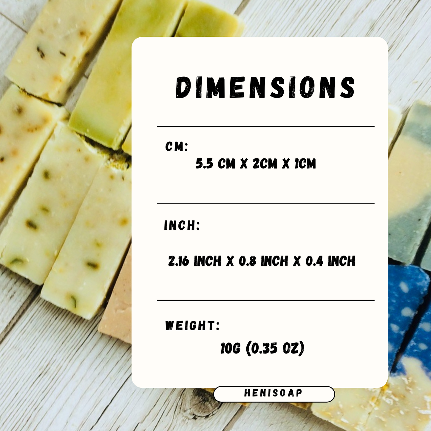 12 piece Mini Soap Sample Bundle (10 g)