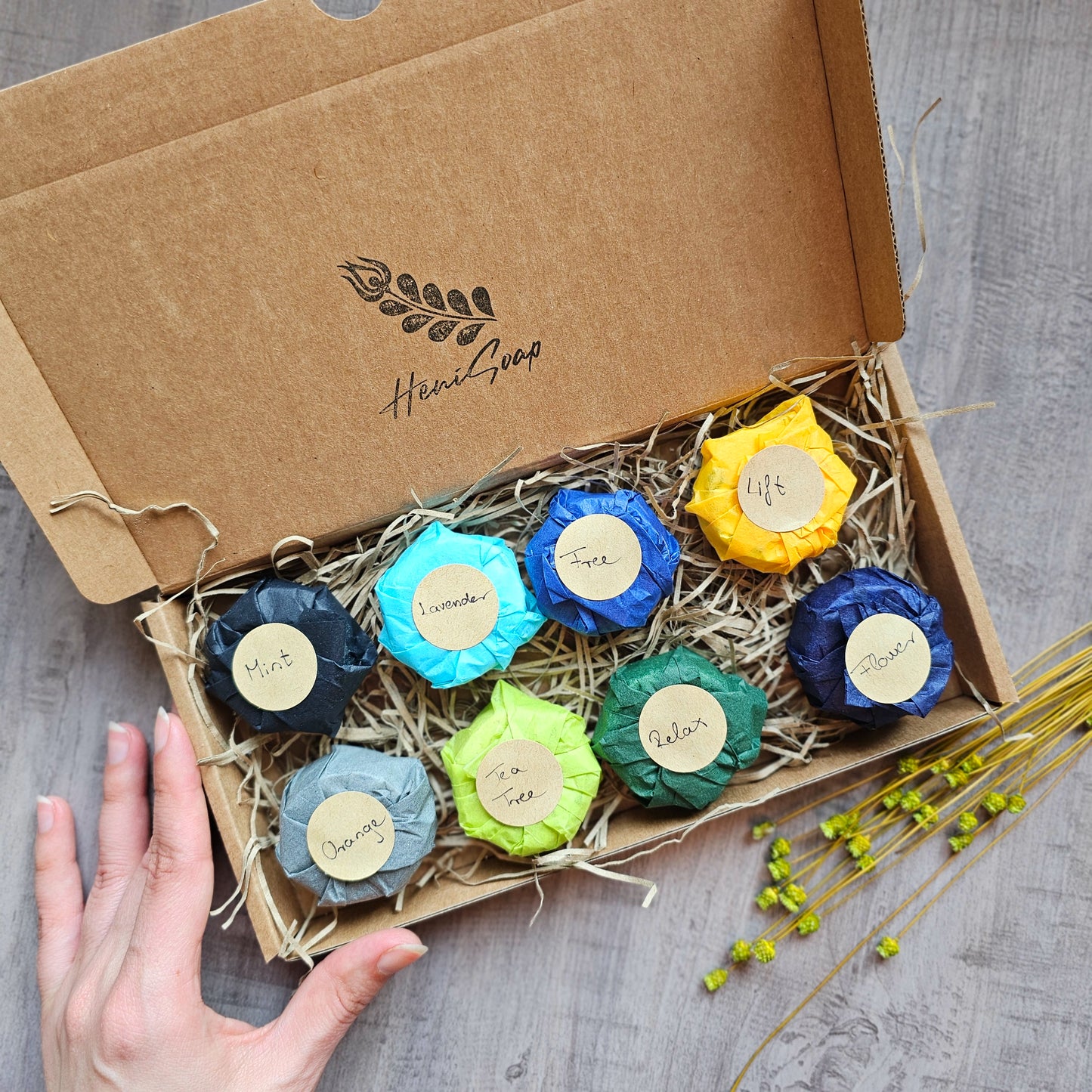 shower steamers in gift box