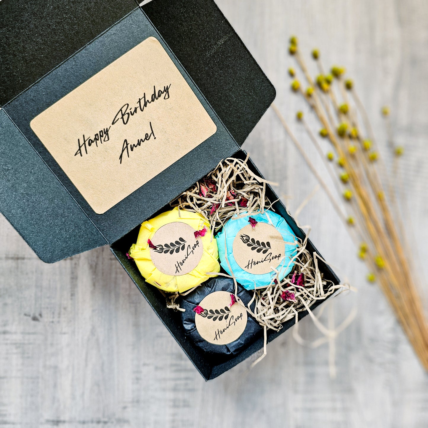 Vegan Bath Bomb Gift Set x 3