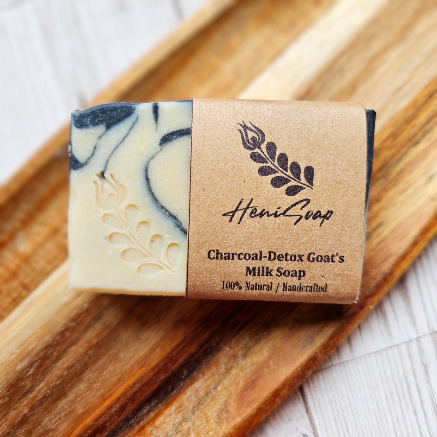 charcoal unscented goat milk soap