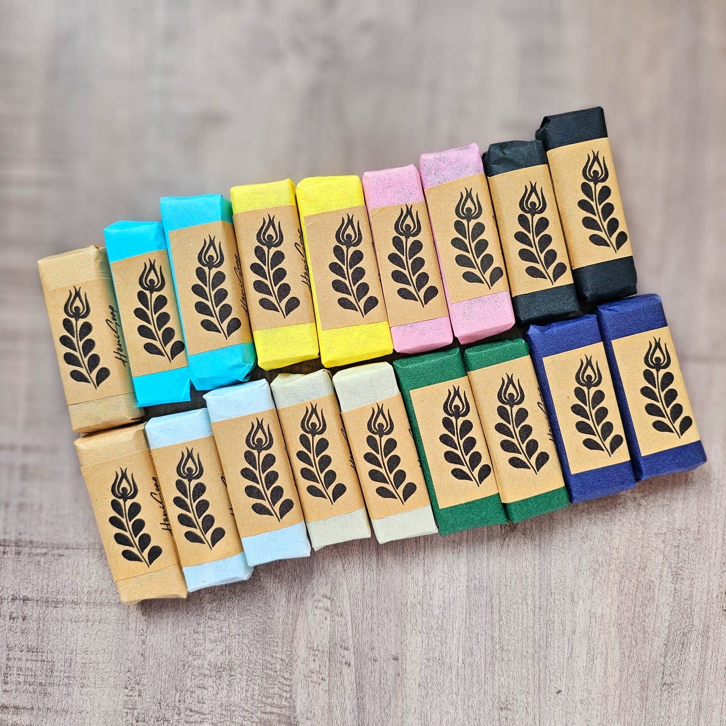 handmade mini soap favours
