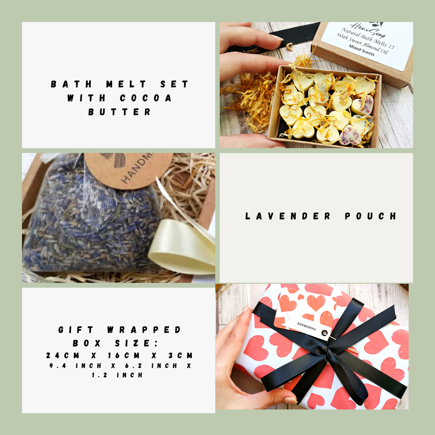 Spa relaxation gift box - Natural Vegan pamper set