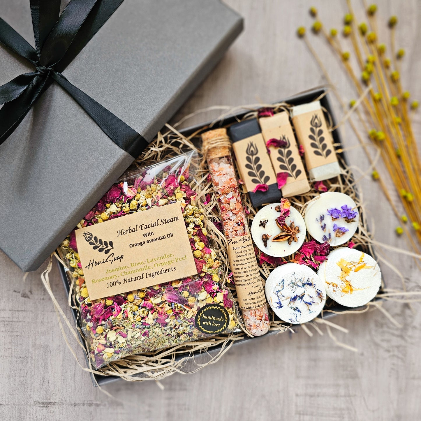 natural spa set