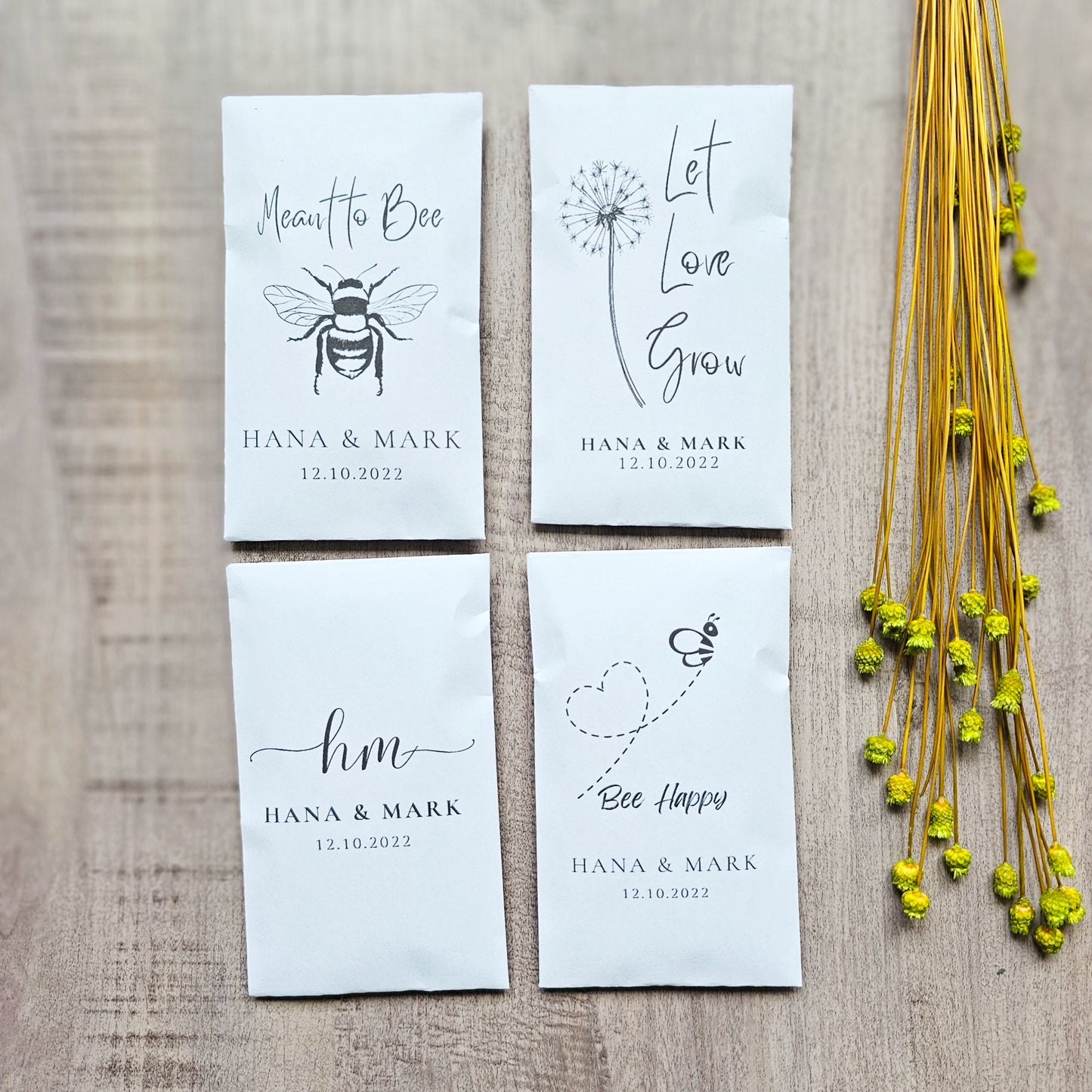 Wildflower Seed Wedding Packets