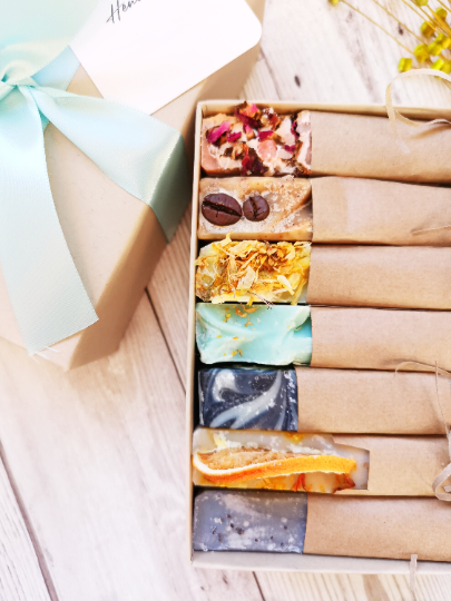 7 Handmade Soaps Gift Set