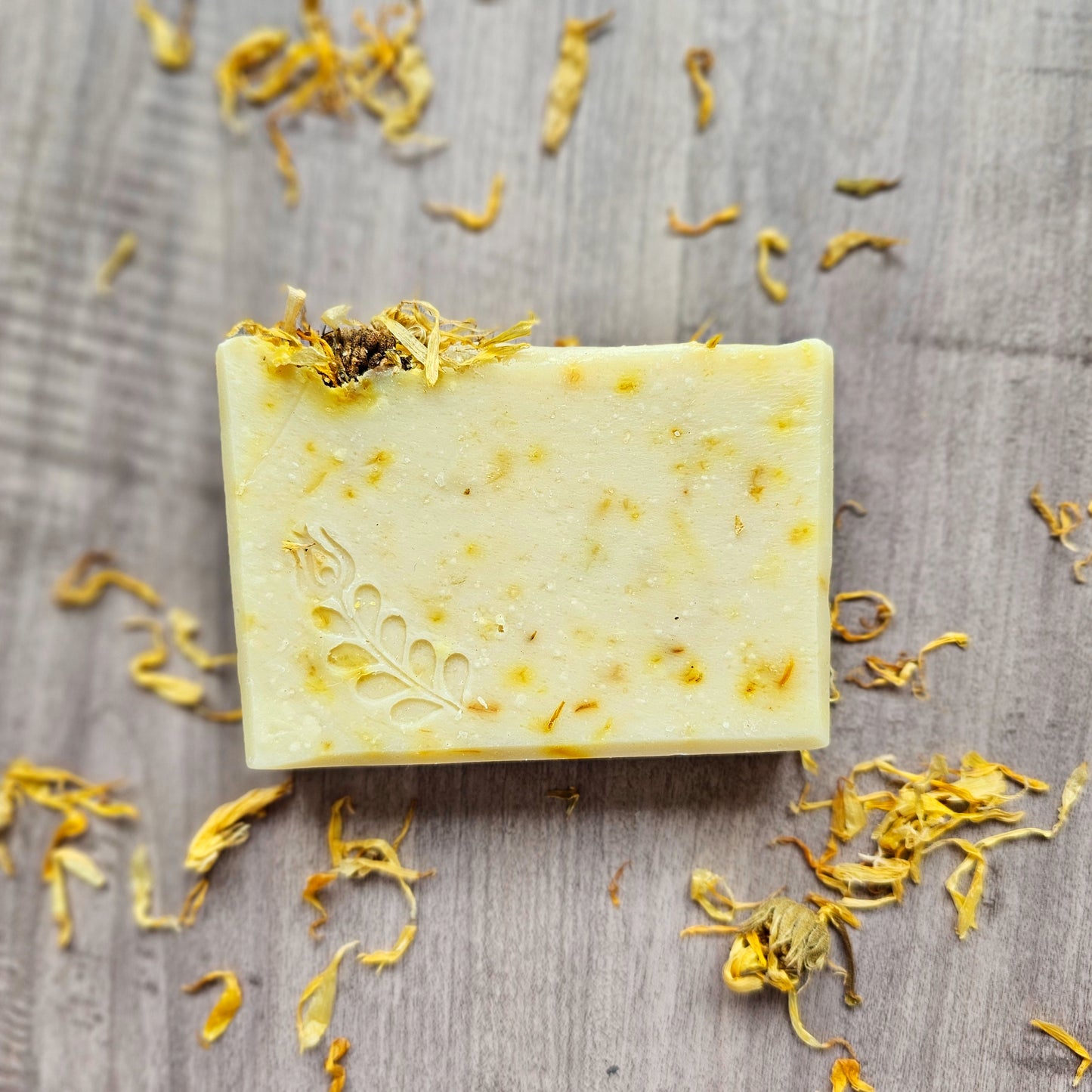 baby soap with calendula and goat milk