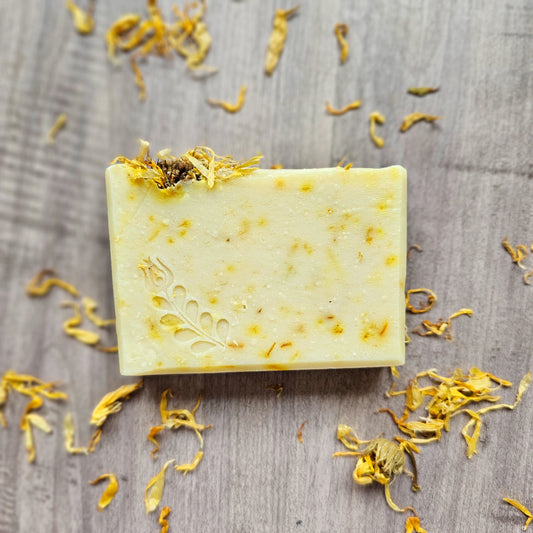 baby soap with calendula and goat milk