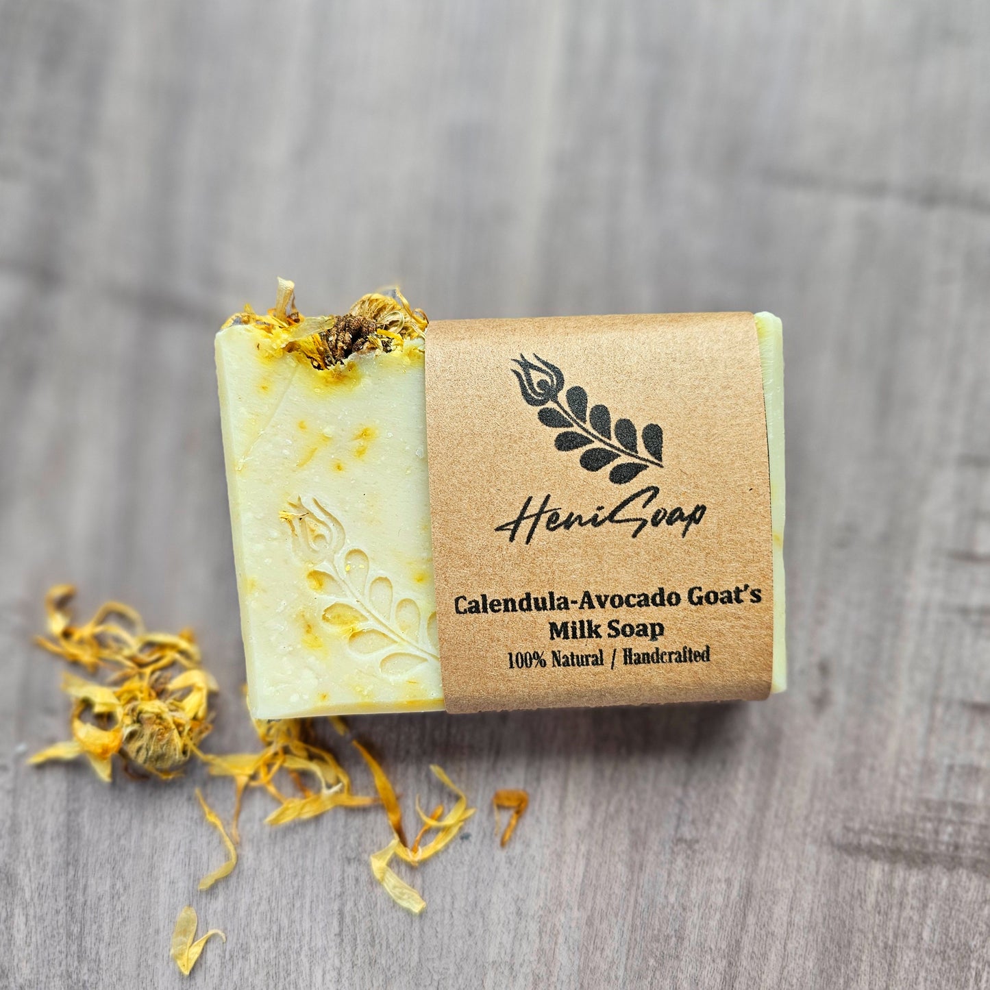 natural unscented marigold soap ideal for eczema