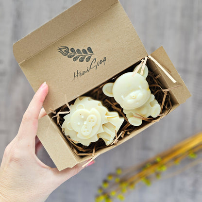 calendula soaps in gift box