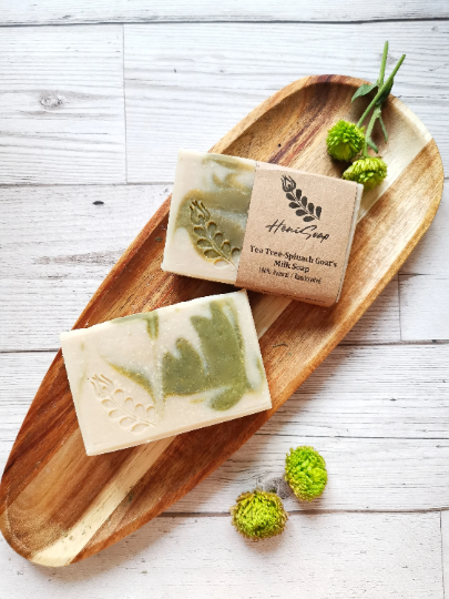 tea tree spinach soap