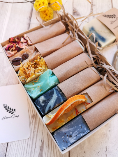 7 Handmade Soaps Gift Set